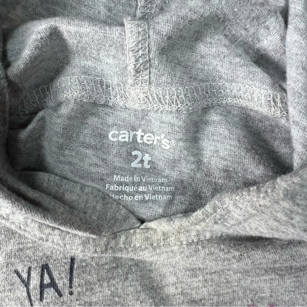 Carter's‎ Sequin Heart Hooded Shirt